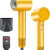 rizzdeek 110,000 rpm high speed hair dryer: 500m negative ions for frizz free shine