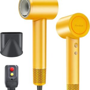 rizzdeek 110,000 rpm high speed hair dryer: 500m negative ions for frizz free shine